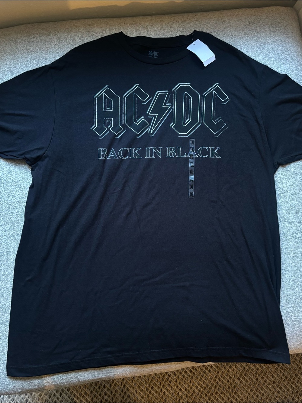 NWT Men’s AC/DC Black T-shirt 100% Cotton